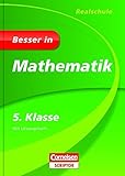  Besser in Mathematik - Realschule 5. Klasse: Mit Übungen, Tests und Stichwortverzeichnis.