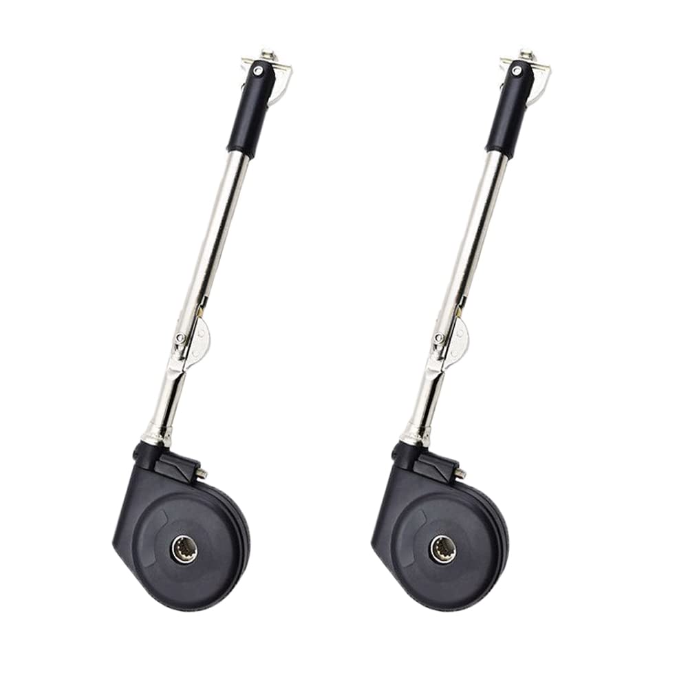 Lid Stay Open with Soft Close, Lid Support for Toy Box - Easy Install (2 Pack, Black)