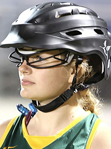 The Hummingbird V2 Girls Lacrosse Helmet (Black, Large) - Thumbnail 7