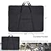 JJRING Extra Large Dacron Waterproof Light Weight Art Portfolio Tote Bag, 37'' x 49'' for 36'' x 48'' Black Carrying Storage Case For Poster, Sketching, and Drawing