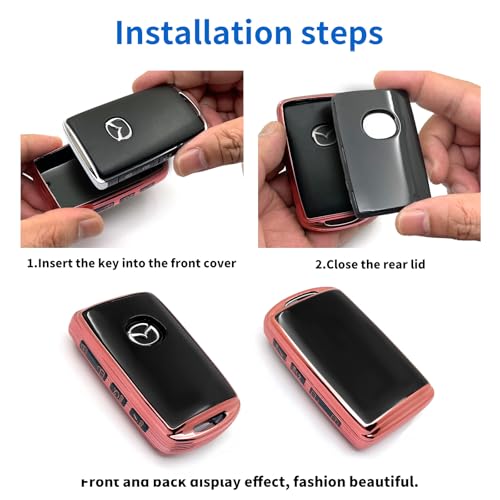 Image of Creativity for Mazda Key fob Case accessories (Pink Key Cover)