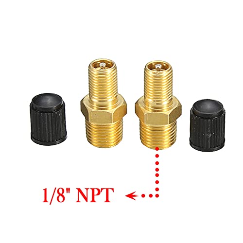 Válvulas de llenado de tanque de compresor de aire 1/8 NPT latón M8 M10 6