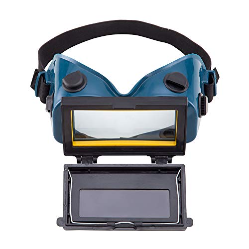 Holulo Auto Darkening Welding Goggles With Clear Inner Lenses Welding Helmet Solar Welder Eyes Glasses Flip Up Lens Eye Protection (Dark Green) #TOP5