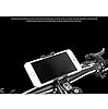 KANGKAI Support de téléphone pour vélo en alliage d'aluminium, rotatif à 360 degrés, support de téléphone universel en métal pour moto et vélo, convient pour téléphones de 3,5" à 6,5" et GPS Argenté #2