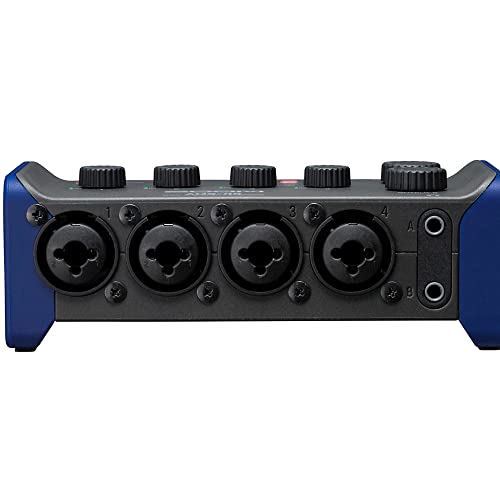 Zoom Ams-44 4X4 Usb-C Audio Interface For Music And Streaming Bundle With Kellopy Pop Filter And Xlr-Xlr Cable #TOP4