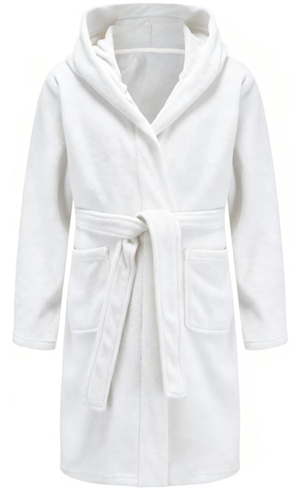Boys Girls Bathrobe Soft Towel Hooded Robe Terry cloth Turkish Cotton Bathrobe