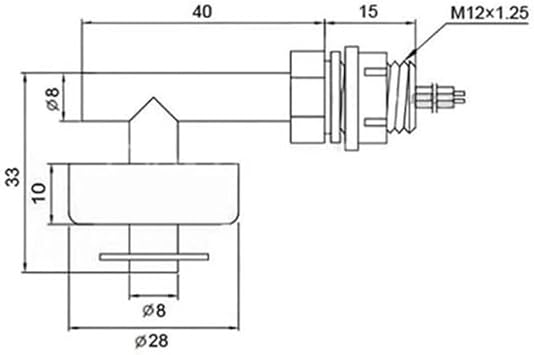 Side-Mounted Float Switches Water Level Switches Liquid Level Sensors Rustproof Plastic Floats