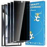 WILLONE 3 Pack for Samsung Galaxy S24 Ultra Privacy Screen Protector With Installation Frame, Anti Spy Private Tempered Glass, Anti-Scratch, Case Friendly, Bubble Free