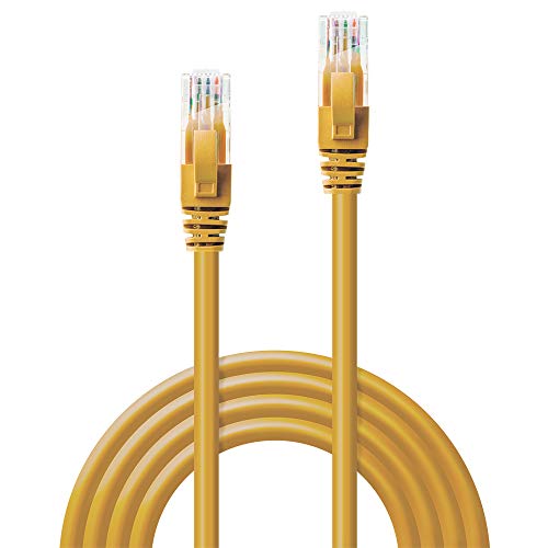 LINDY 30m Cat.6 U/UTP Ethernet Cable, Yellow - Image 2
