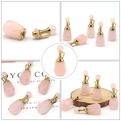 HEALLILY 4 Stks Opknoping Parfum Diffuser Leeg Glas Luchtverfrisser Etherische Olie Geur Hanger Fles Flesjes Met Caps… - Afbeelding 5