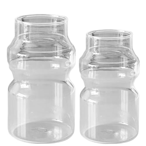 Set de 2 vasos de vidrio para café helado 440ml y 250ml miniatura 2