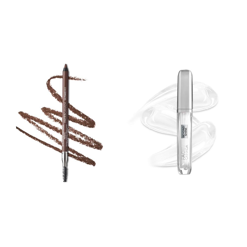 FACESCANADA Ultime Pro Eyebrow Defining Pencil - Dark Brown 02, 1.2 g & Beyond Shine Lip Gloss - The OG 07, 3.8ml-picture-20