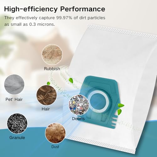 12 Pack TU Dust Bags for Miele Pure Air TU 3D Vacuum Cleaners Bag - image 5
