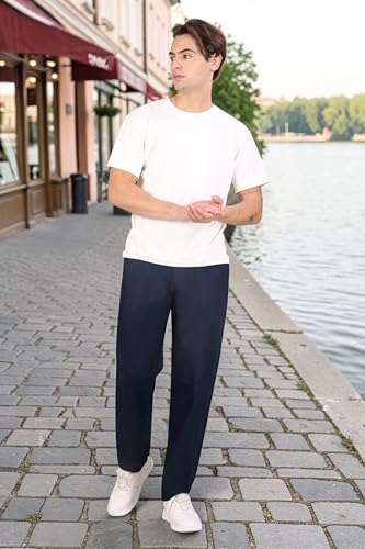 Image of RynoGear Linen Cotton Blend Casual Pants for Men || Trousers for Man || Pants for Man