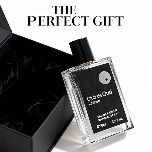 Image of Club De Oud Intense Men's Cologne 3.0 Fl. Oz, Bold Intense Oud & Woody Notes, Modern Masculine Eau De Parfum