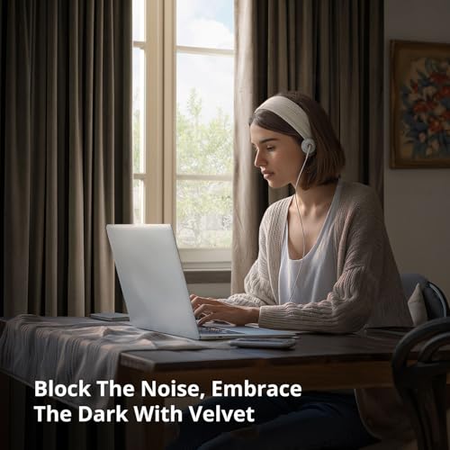 HPD Half Price Drapes Signature Velvet Thermal Blackout Curtains for Living Room 120 Inch Long (1 Panel) Rod Pocket Insulated Blackout Curtains for Bedroom Window Curtains, 100W x 120L, Java