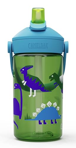 CAMELBAK – Kinder-Wasserflasche – Tritan Renew, auslaufsicher, BPA-frei, Flip-Strohhalm – ideal für Schule & Reisen – 400ml