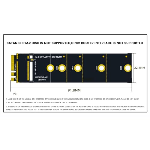 Adaptateur M.2 NVMe de précision pour extension de port PCIe NGFF - 6