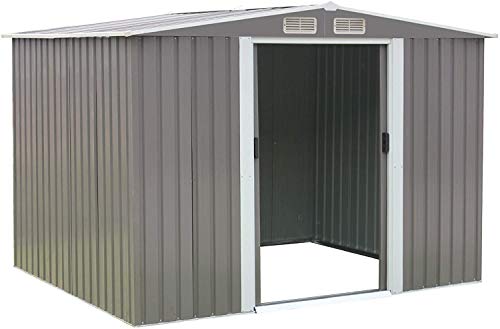 image for Kinbor Garden Tool Storage Shed Outside Building Shed 8x6 Feet Outdoor