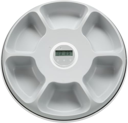 TRIXIE Futterautomat TX5+1 - weiß 6 × 0,18 l/ø 32 × 8 cm