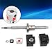 ANKROYU SFU1605 Stainless Steel Ball Screw Kit 250mm High Precision Linear Motion System with BK BF12 Supports and 6.35x10mm Coupler for CNC Machines 3D Printers Industrial Automat