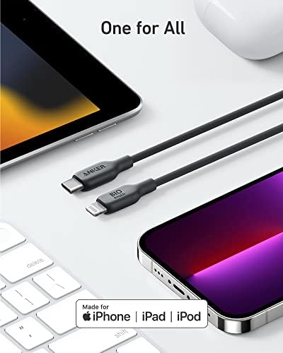 Anker 541 USB-C to Lightning Cable (6ft, Bio-TPU) Black