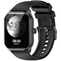 LAOYABB Smartwatch Uomo Donna con Effettua o Risposta Chiamate, 2.01'' Orologio Fitness Smart Watch con Contapassi/Cardiofrequenzimetro, Impermeabile IP68 Orologio Sportivo per Android iOS