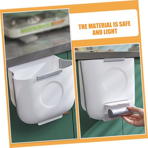 Canastas colgantes de basura plegables 10L para cocina miniatura 5