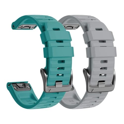 Bracelet Fenix 8 Easy Fit 22mm silicone souple anti transpirant pour Fenix 6 5