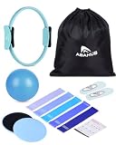 Abahub Kit Pilates Completo 9 in 1 per Casa,Allenamento di stabilità a casa