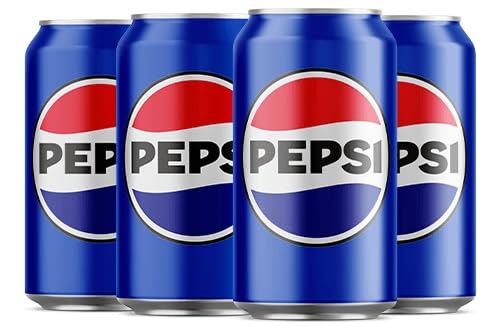 Pepsi Cola Carbonated Soft Drink, Frequently Paired With Meals Or Enjoyed On its Own, Each 300ml X Pack of 4 Cans (Product Of UAE) From DECADENT FOODS STORE-picture-19