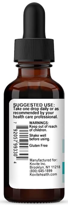 Kosher Folinic Acid 400 mcg Drops Alcohol Free - 1 oz. 100% Vegetarian product thumbnail 4