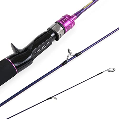 Canne à pêche leurre HUIOP en carbone de 1.68m à 1.83m pour lancer et filature légère