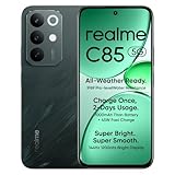 realme C85 5G Smartphone 4+128GB, 6.8inch Screen, 144HZ Vision Display, 45W Fast Charge, 7000mAh Battery, 4+50MP Camera, MediaTek Dimensity 6300, IP69, Peacock Green