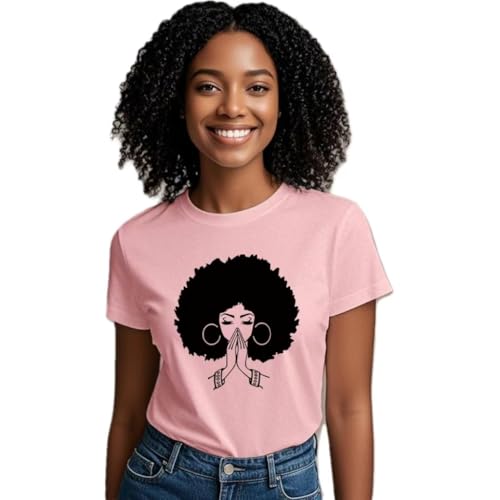Image of Black History Shirts Black Graphic tees for Men and Women, Magic Fashion Afro American Natural Hair Vintage Melanin T-Shirts