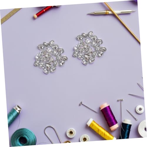 Boutons strass fleur pour canapé et ameublement | Lot de 100 - 7