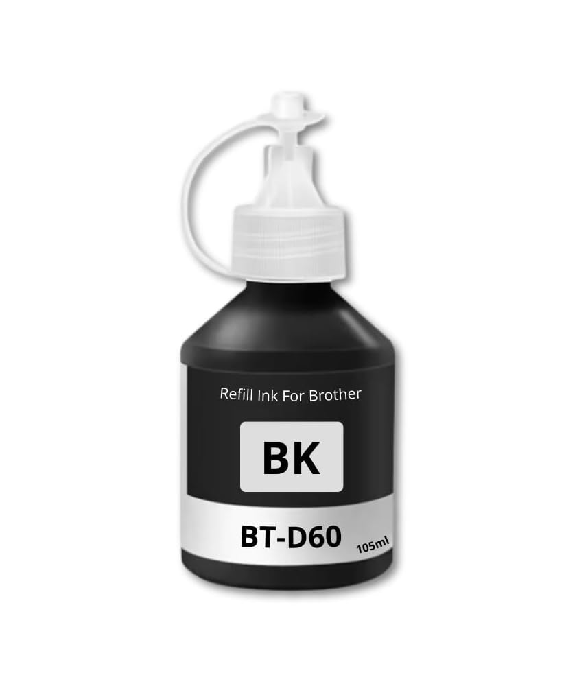 Image of ANG BT-D60BK & 6000 Premium Refill Ink Compatible for Printers T220, T420, T520, T820, T920, T510, T910, T710, T4000W, T4500W, T300W, T800W, T700, T810 (Black 105ml - 1 pcs)