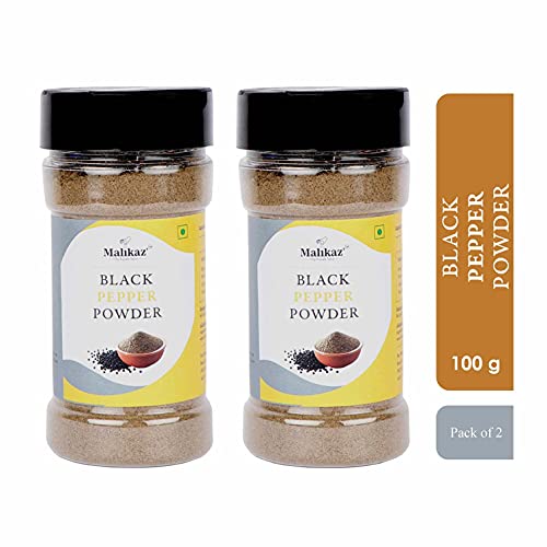 Image of Malikaz' The Royale Taste Black Pepper Powder Jar, 2 x 100 g