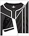 Exxact Sports Blank Baseball Jersey, Unisex Classic Button Down Softball Jersey for Men & Women, Comfortable for All-Day Wear - (Black,AS)