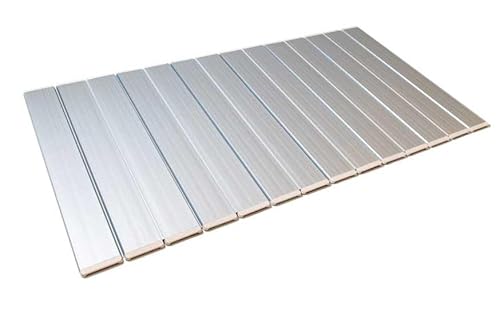 折りたたみ 風呂ふた 抗菌 Ag+ メタリックグレー [75×139cm]