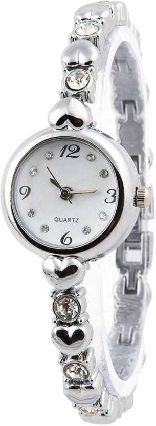 BIZOLO Fashion Exclusive Choice Diamond Studded Rose Gold Chain Strap Analogue Watch for Girls and Women (B0BNT878HT) Amazon Price History, Amazon Price Tracker
