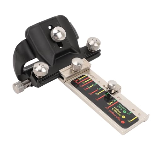 Honing Guide System Manual Angle Adjustable Sharpening Kit Woodworking Chisels and Planer Blades with Aluminum Alloy Body for Tool Maintenance