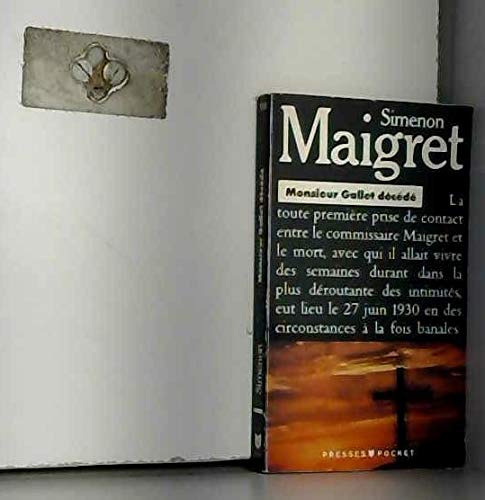 Monsieur Gallet Decede (Presses-Pocket) [French] 2266035770 Book Cover