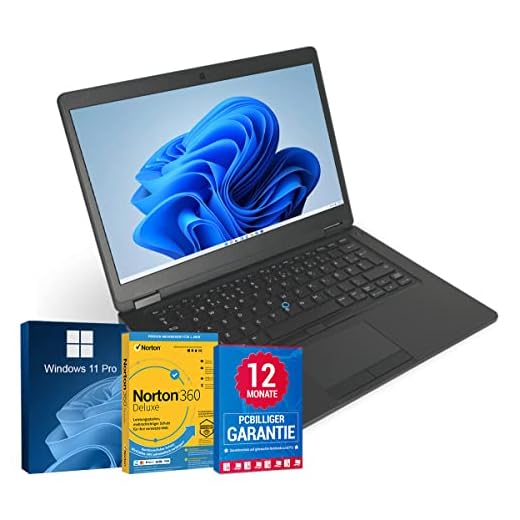 Dell Latitude 5480 14 Zoll Laptop Intel Core i5-6200U@ bis zu 2, 8 GHz GB 256 SSD mit Windows 11 Pro & GRATIS Antiviren-Software HDMI Webcam inkl. 12 Monate (Generalüberholt), PCB2-334991454