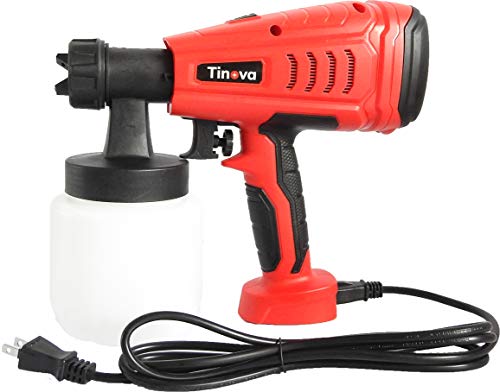 TINOVA 100V電動スプレーガン THSG-500 Φ1.8o、Φ2.6mmノズル付き 水性・油性塗料対応。塗装作業効率アップ。