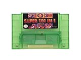 Transparent Green 101 in 1 game cartridge 16 bit video game cartridge for SNes