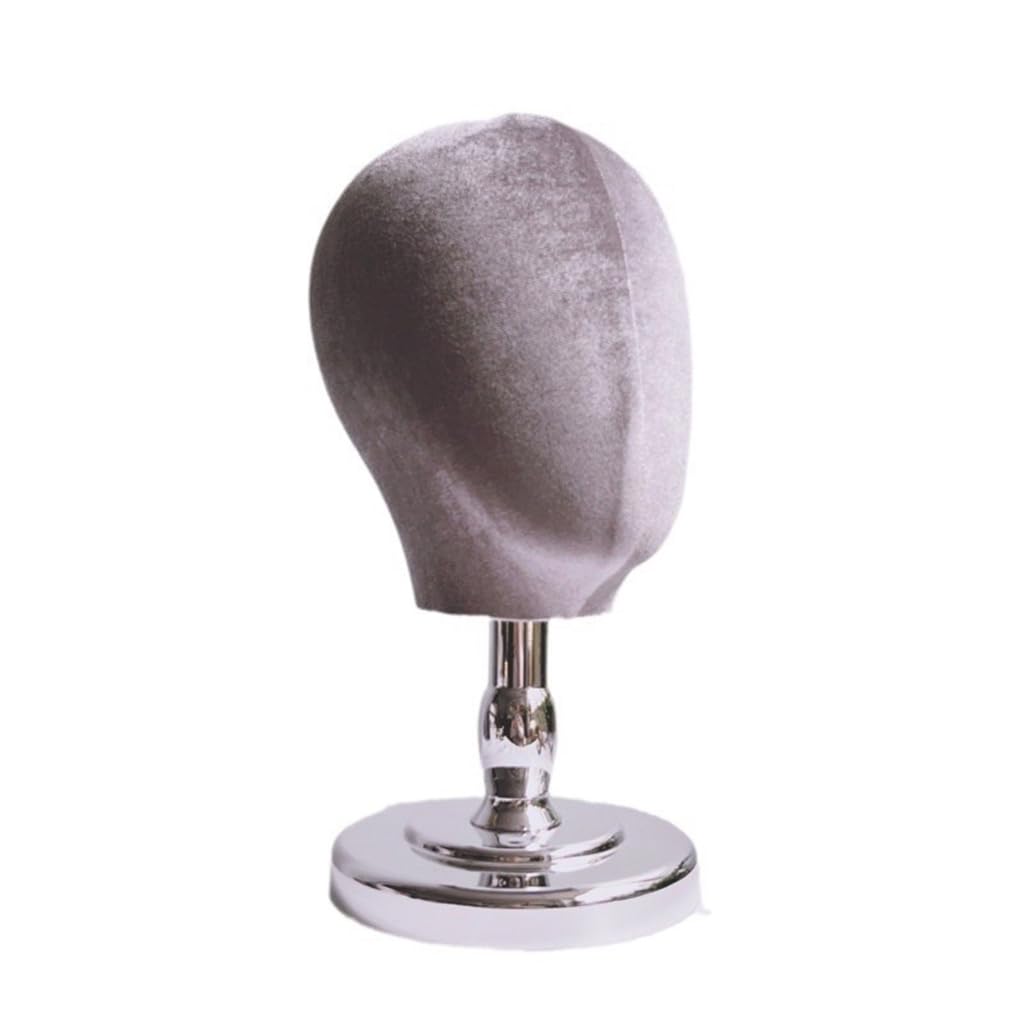 Elegant Cloth Mannequin Head for Wig Showcasing Detachable Holder