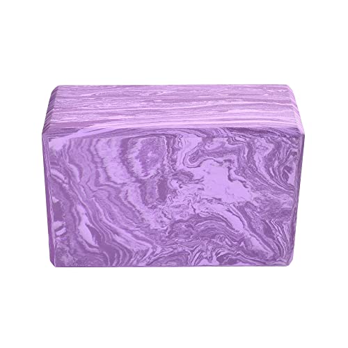 Image of Hugger Mugger 4 in. Foam Yoga Block - Strong and Stable, Beveled Edges for Comfort, Most Favored Block Size, Helps with Alignment and Support in Many Poses