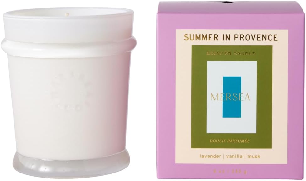 MERSEA Fresh Citron Boxed Candle, Scented Candle Box (9 oz)