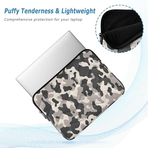 Funda para portátil 13-14 pulgadas estampado vaca blanco y negro miniatura 5
